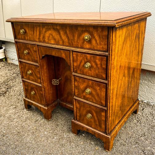 Miniature / Child Size Maitland Smith Desk: Miniature / Child Size Maitland Smith Desk. Measures 15 x 17 x 10 inches. Property of a designer decorated Manhattan, New York penthouse apartment.