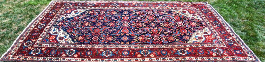Turkish Hand Knotted Wool Throw Rug / Carpet: Turkish Hand Knotted Wool Throw Rug / Carpet. 179 inches x 112 inches