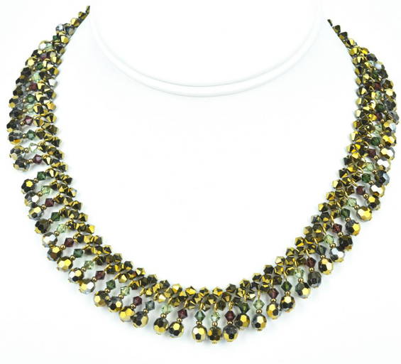 Rachel Reinhardt Iridescent Bronze Bead Necklace Sep 27, 2020
