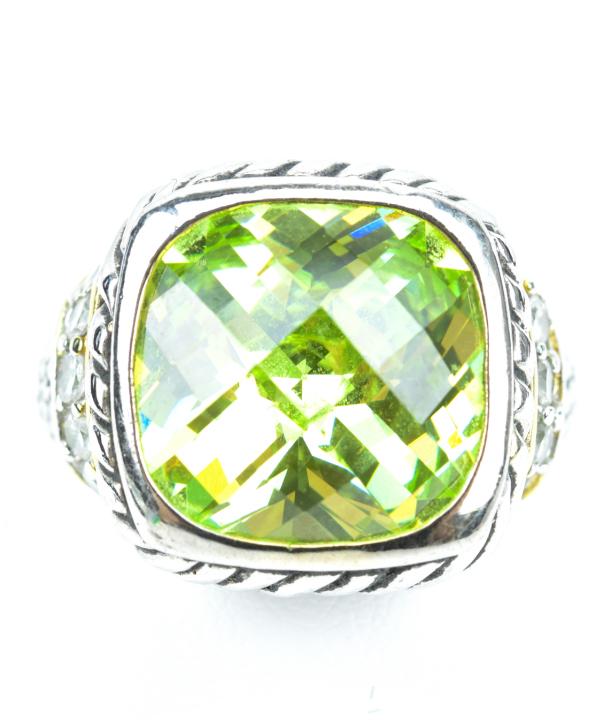 Sterling Silver David Yurman Style Cocktail Ring (1 of 6)