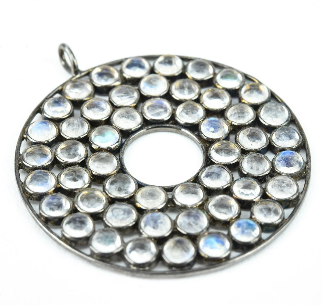 Sterling Silver & Cabochon Moonstone Pendant (1 of 7)