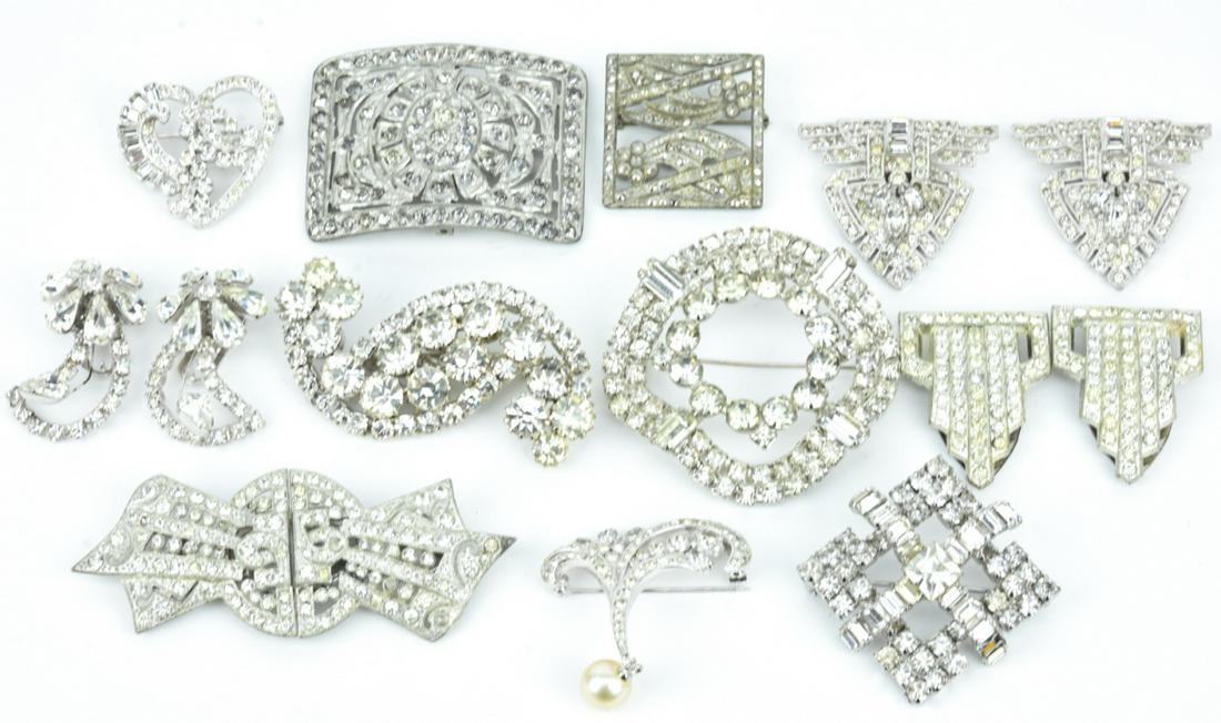 Collection of Antique & Vintage Paste Clips & Pins (1 of 9)