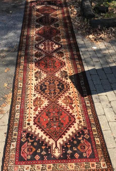 Hand Knotted Wool Oriental / Persian Carpet Runner (1 of 4)