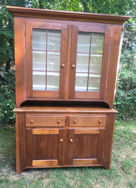 American Country Pine Cupboard (1 of 4)