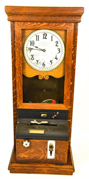 Antique Ace Time Clock Hanging Time Recorder (1 of 10)