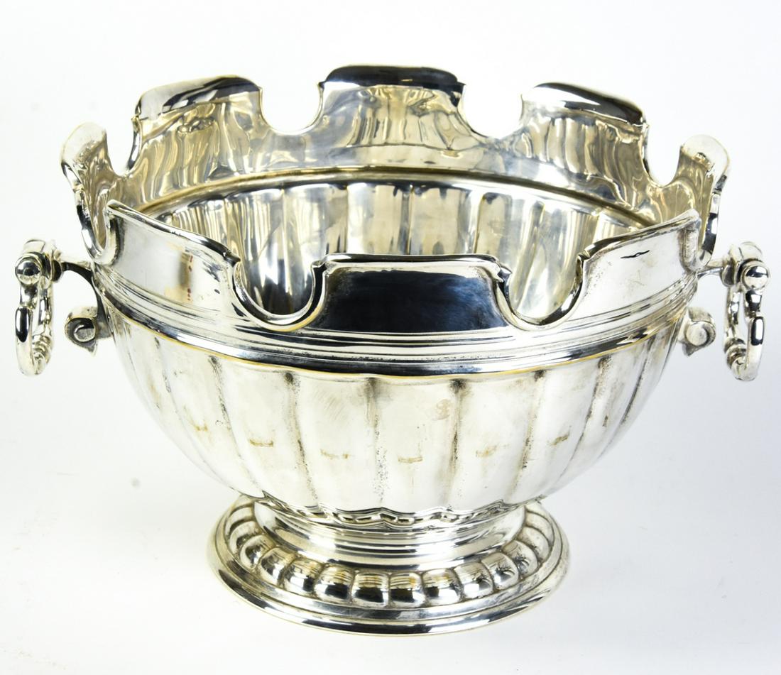 Majestic William & Mary Style Plated Punch Bowl (1 of 7)