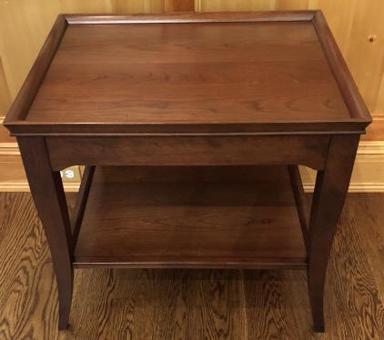 Contemporary Two Tier End Table (1 of 4)