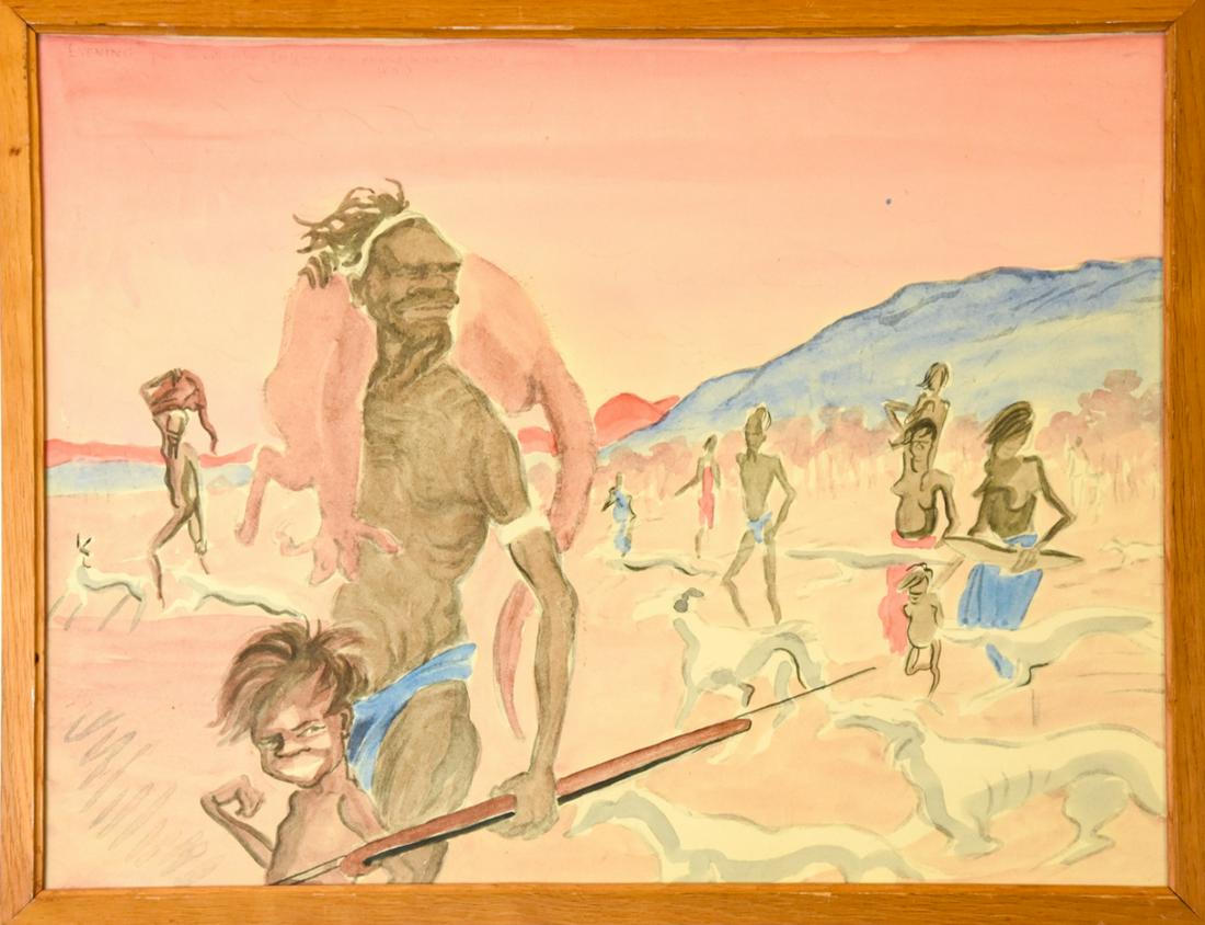 Australian Outback Watercolor Landscape (1 of 6)