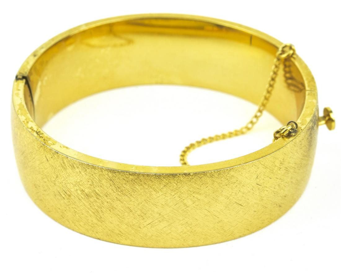 Vintage Gold Filled Hinged Bangle Bracelet (1 of 7)