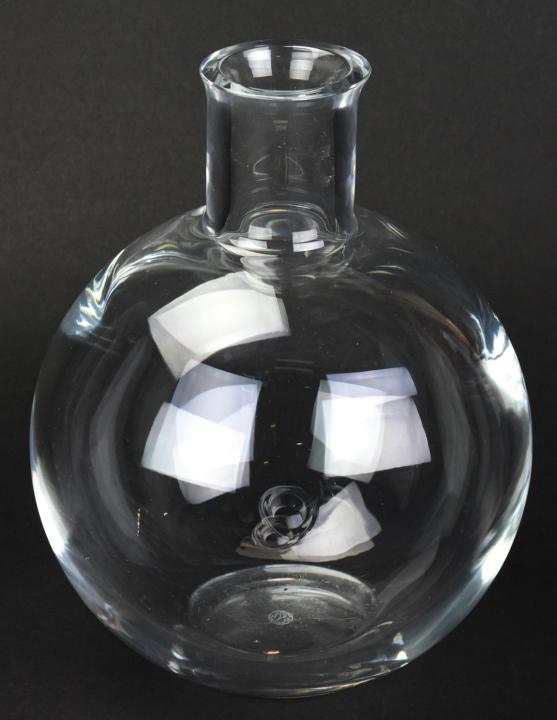 Large French Baccarat Crystal Modern Style Vase (1 of 6)