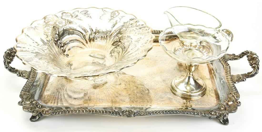 Collection 20th C Glass & Silver, Silver Plate (1 of 9)