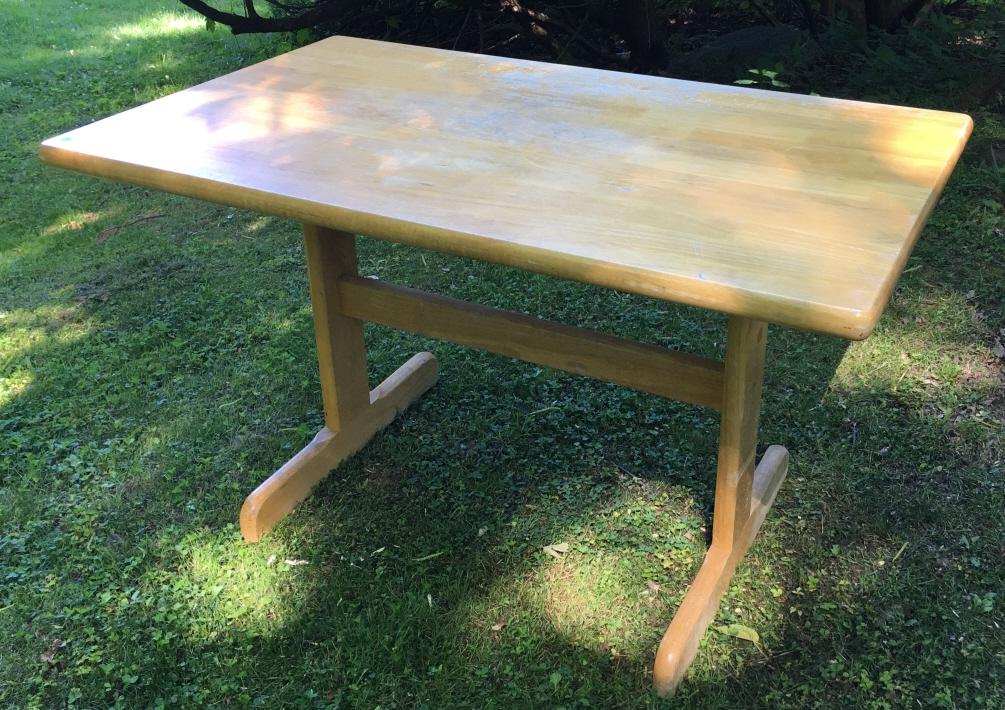 Vintage Oak Drawing Table: Vintage Oak Drawing Table. Measures 29 inches x 50 inches x 30 inches.