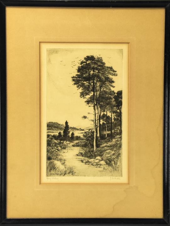 Original James McArdle Drypoint Etching Signed (1 of 9)