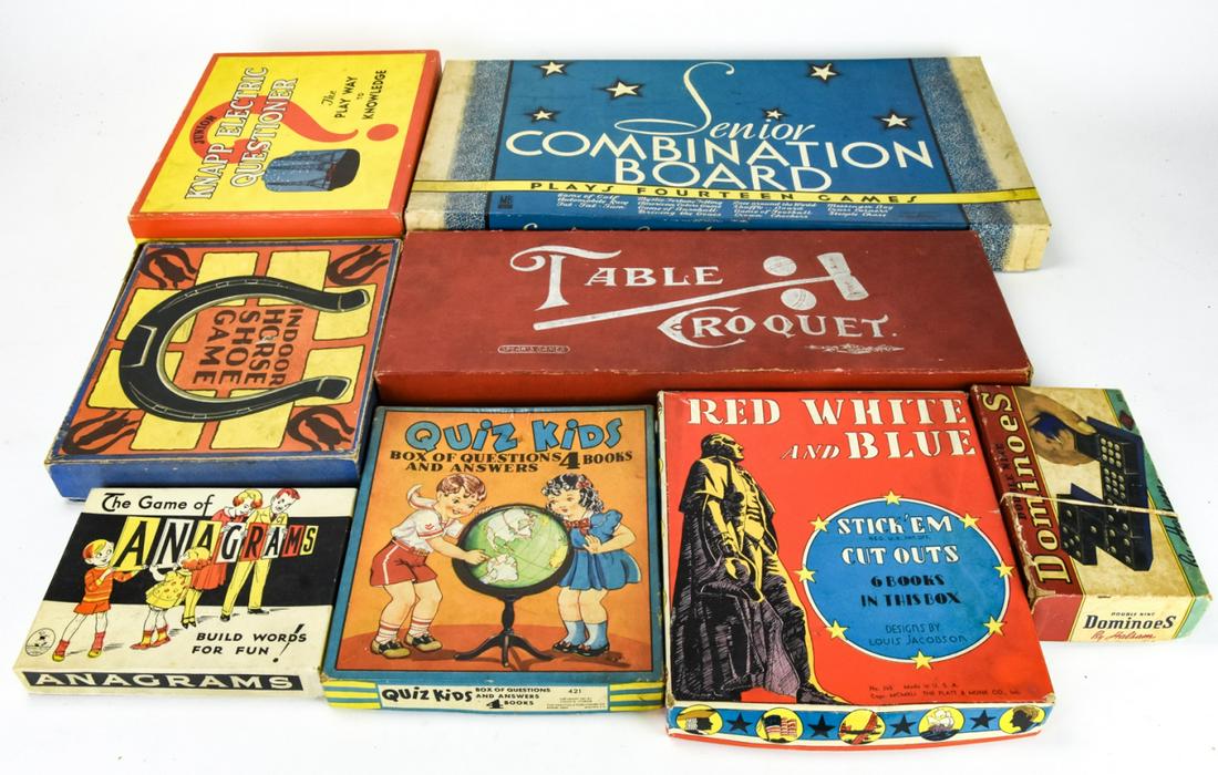 Lot of Vintage Children's Board Games (1 of 9)