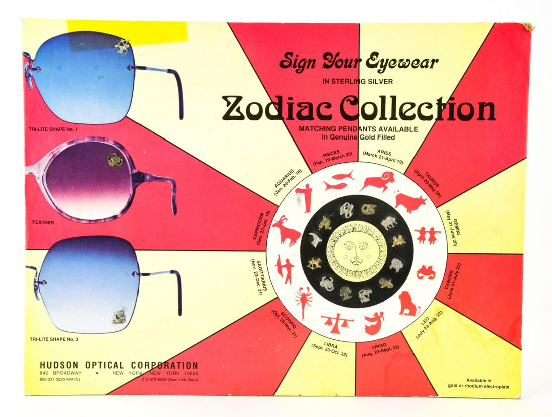 C 1970 Sterling Zodiac Symbol Store Display (1 of 6)