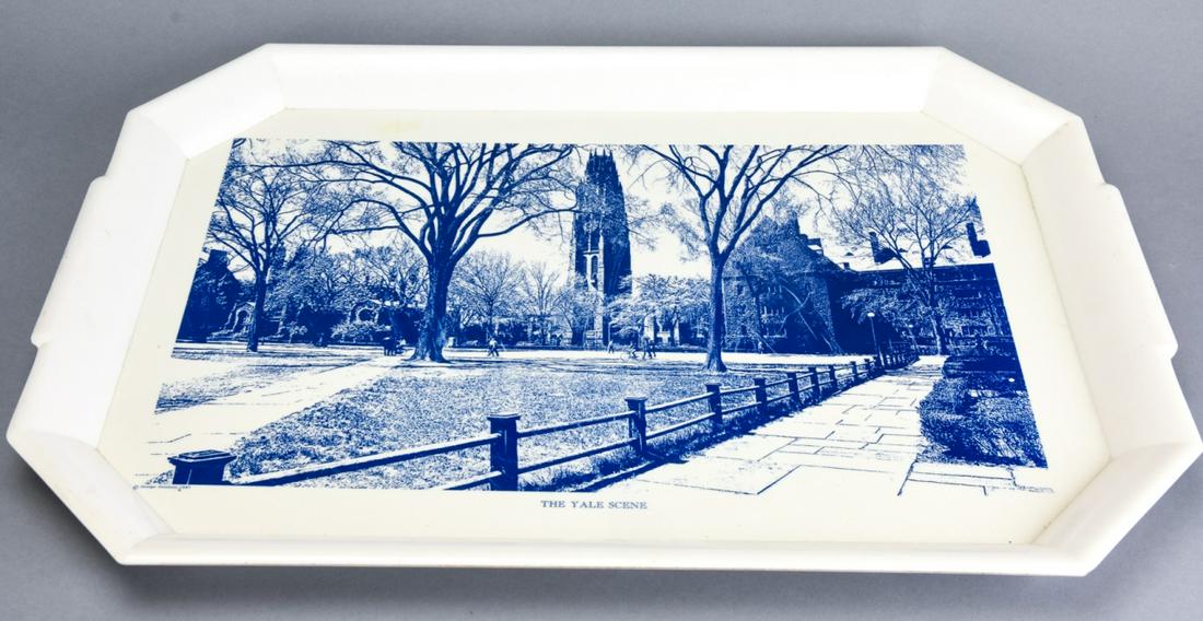 1970s Large Yale Motif Serving Tray (1 of 7)