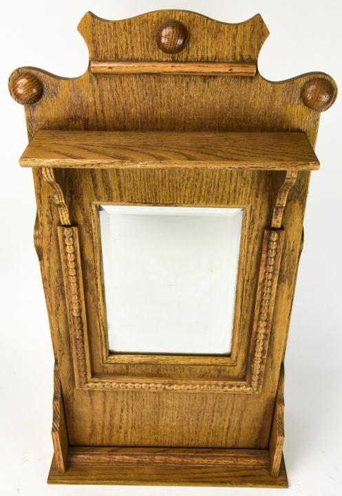Arts & Crafts Style Mens Shaving Vanity Mirror (1 of 7)