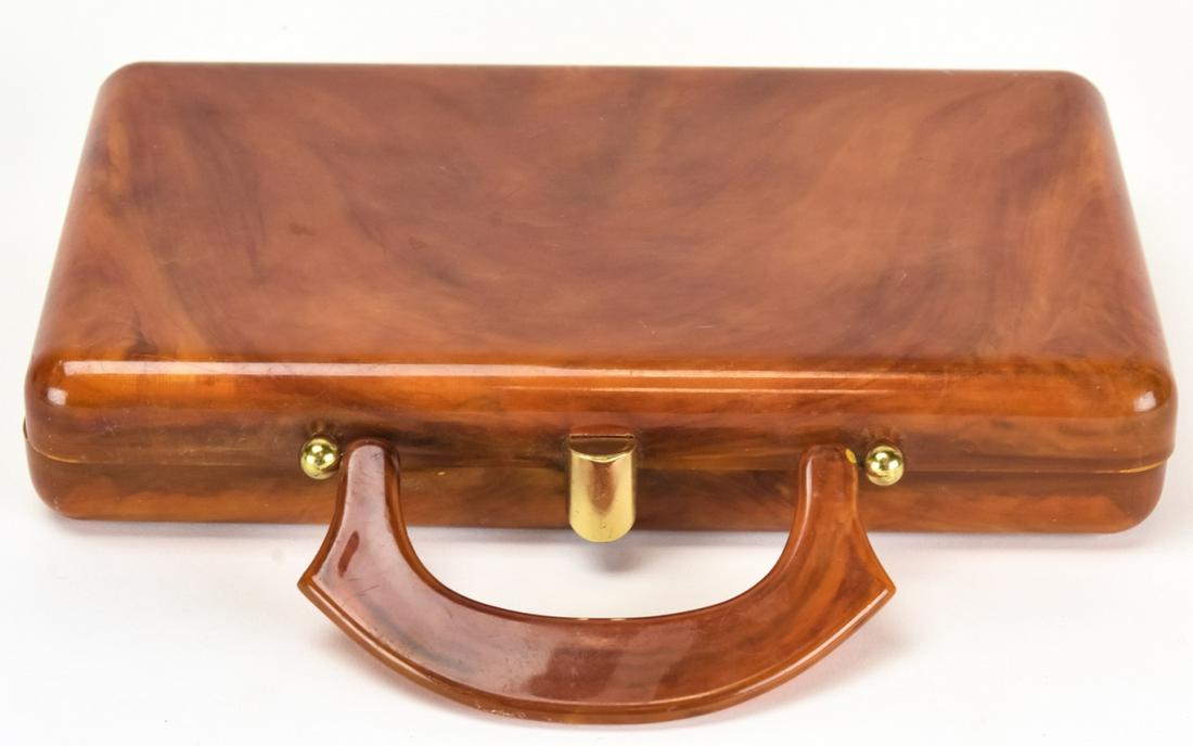 Koret Vintage Plastic Marbled Lucite Purse (1 of 5)