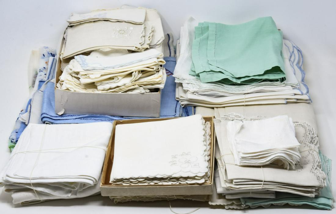 Large Lot of Vintage Hand Embroidered Napkins (1 of 7)