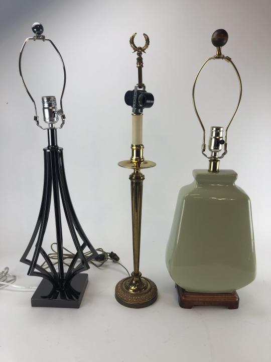 3 Contemporary Table Lamps Variety of Styles (1 of 5)