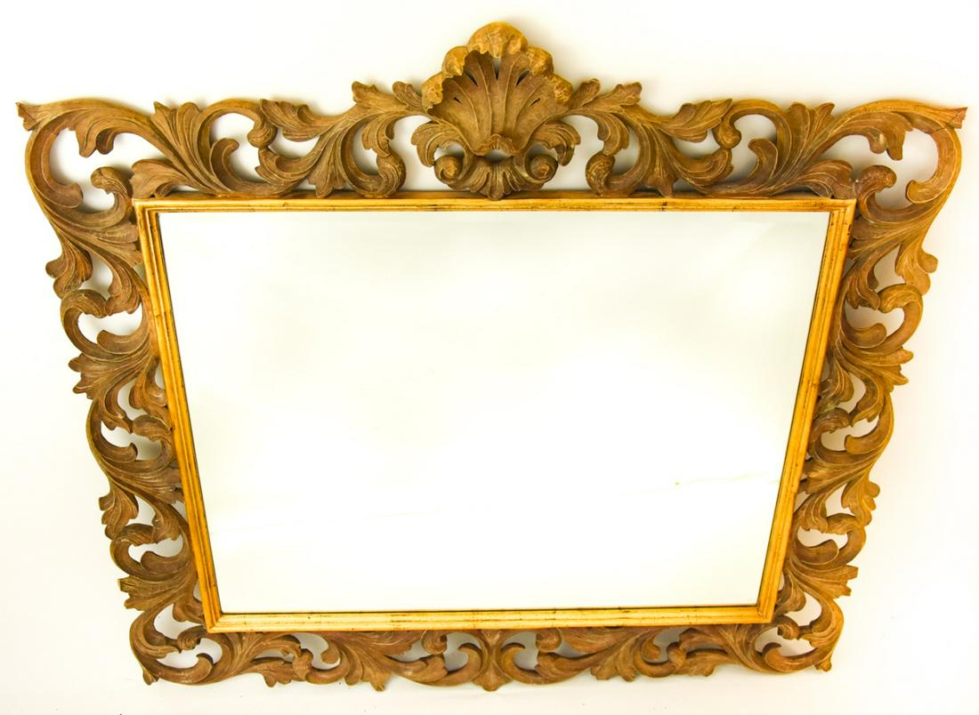 Dauphine, Harrison & Gil Hand Carved Pine Mirror (1 of 6)