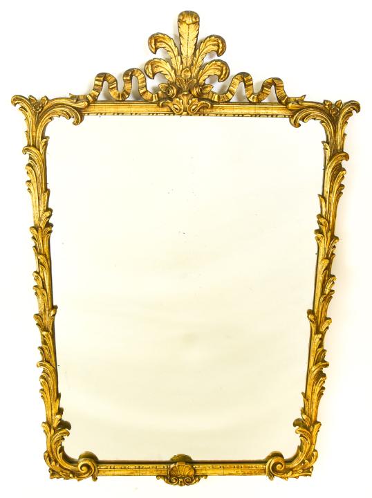 Antique Rococo Gilt Pier Mirror (1 of 8)
