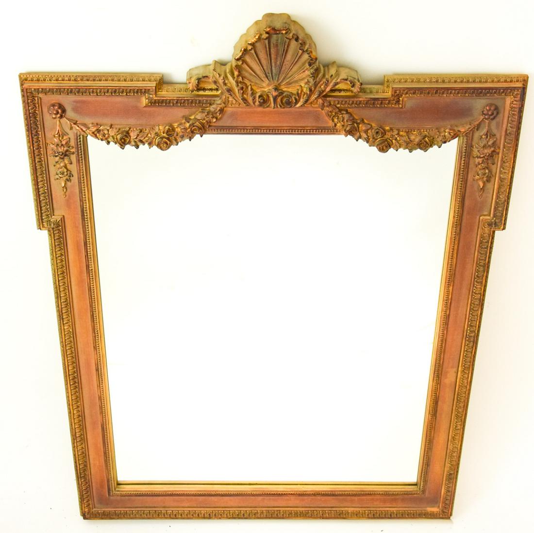 Carolina Mirrors Carved Pine Rococo Mirror (1 of 7)