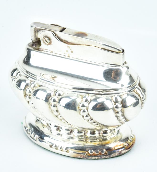 Vintage Ronson Large Scale Silver Cigar Lighter. (1 of 10)