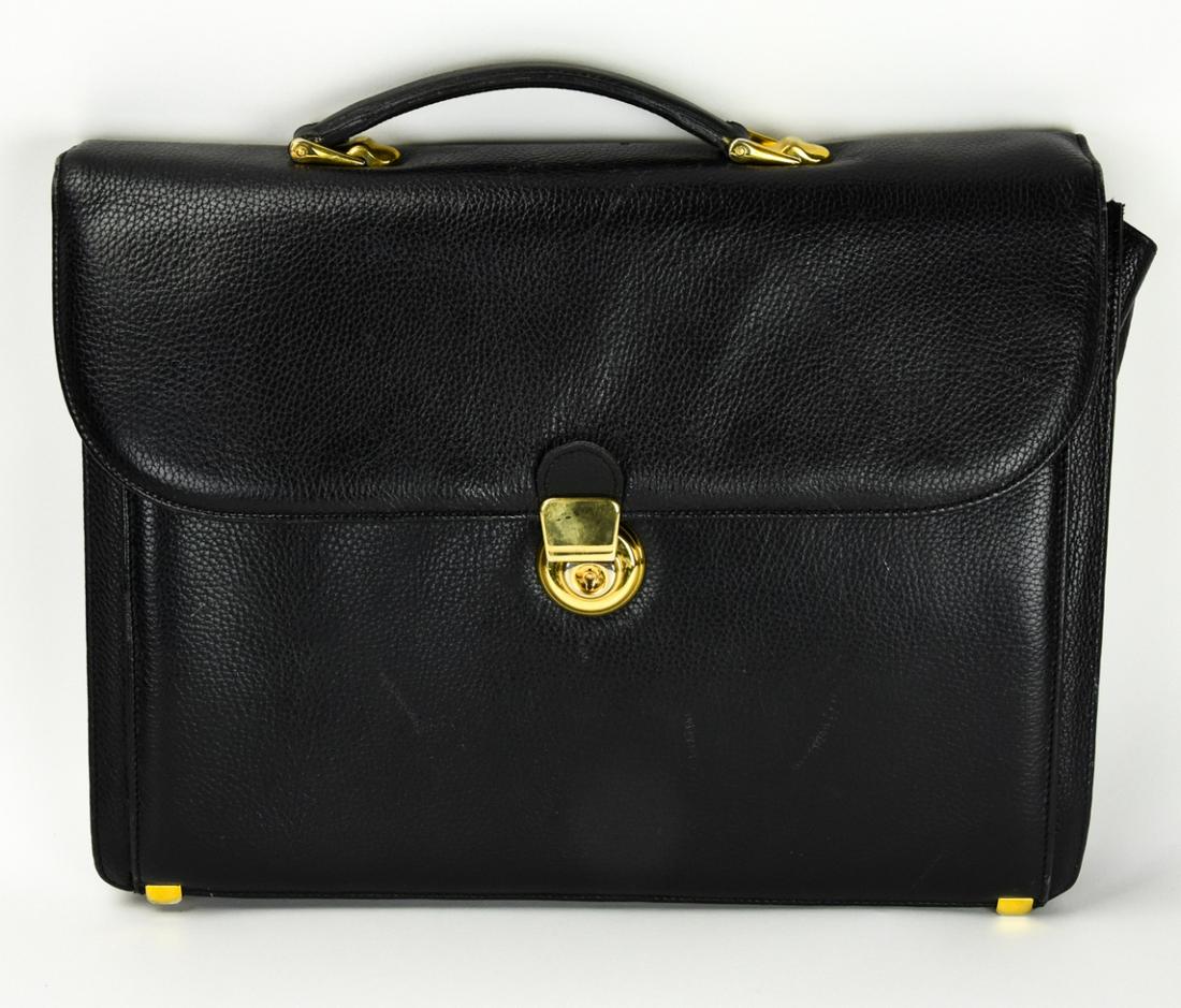 Crouch & Fitzgerald Italian Epi Leather Briefcase (1 of 6)