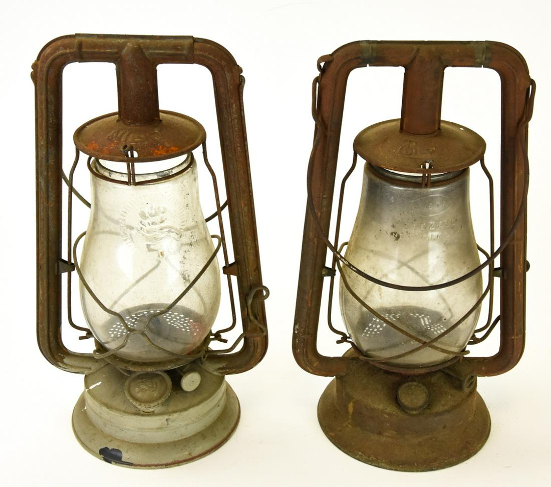 Antique Feuerhand & Dietz Oil Miners Lanterns (1 of 9)