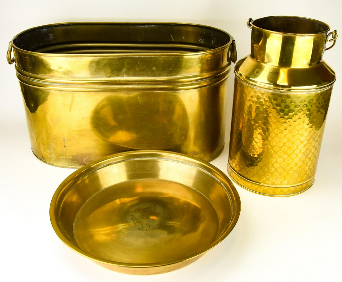 Collection 3 Brass Vessels (1 of 9)