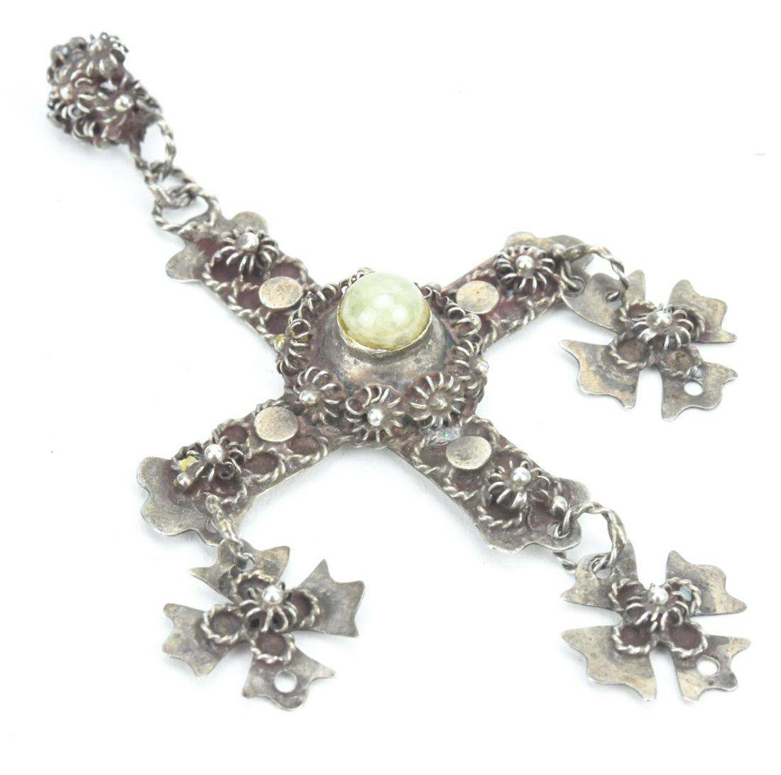 Vintage Sterling Silver Maltese Cross Pendant (1 of 8)