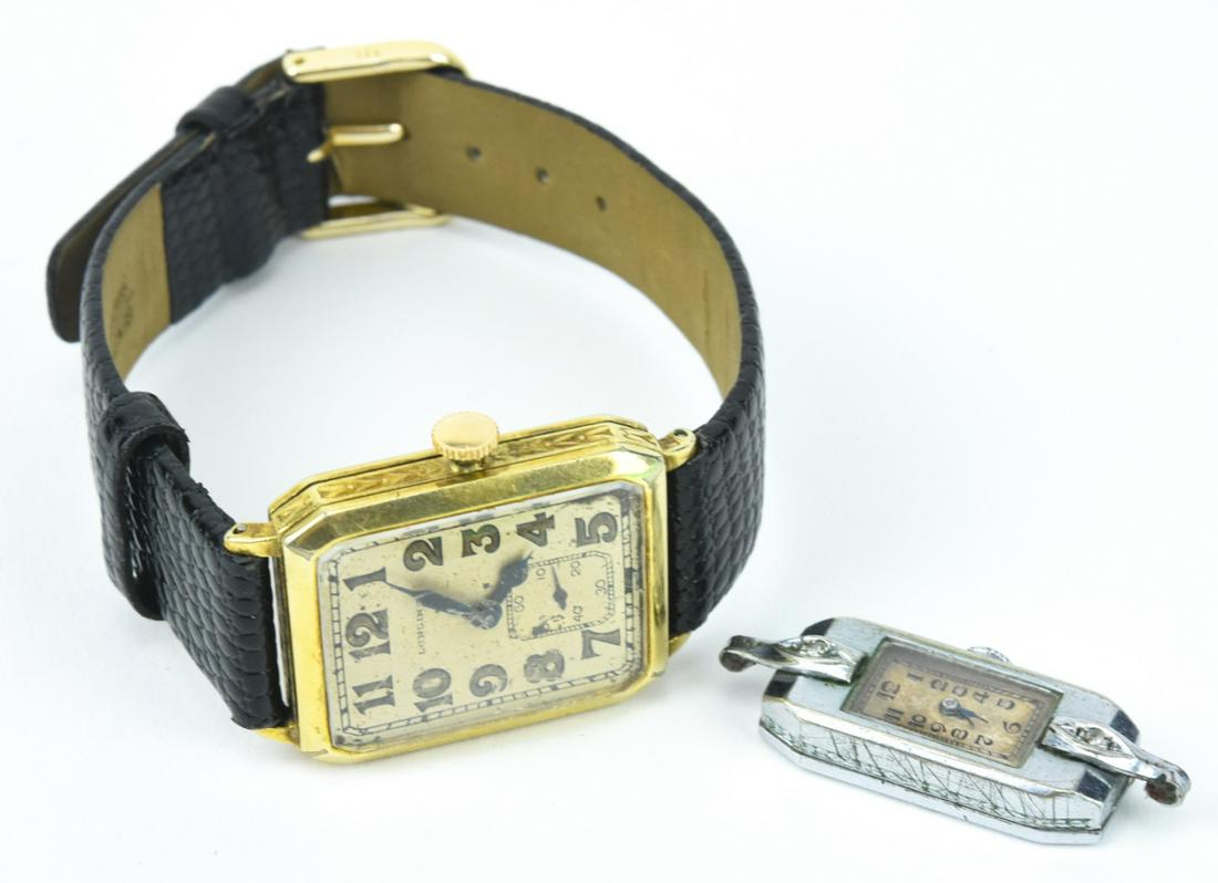 Lot of 2 Gold Filled Antique Watches: Lot of 2 Gold Filled Antique Watches - Including Longines. Provenance: From a prominent Westchester Jewelry Store.