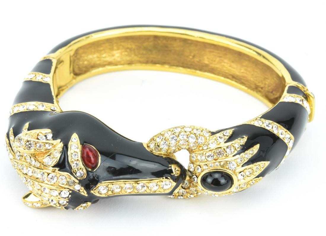 Vintage Ciner Enamel Horse Bracelet (1 of 8)