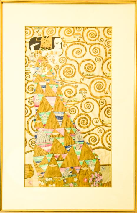 Framed Gustav Klimt "Expectation" Art Print (1 of 9)