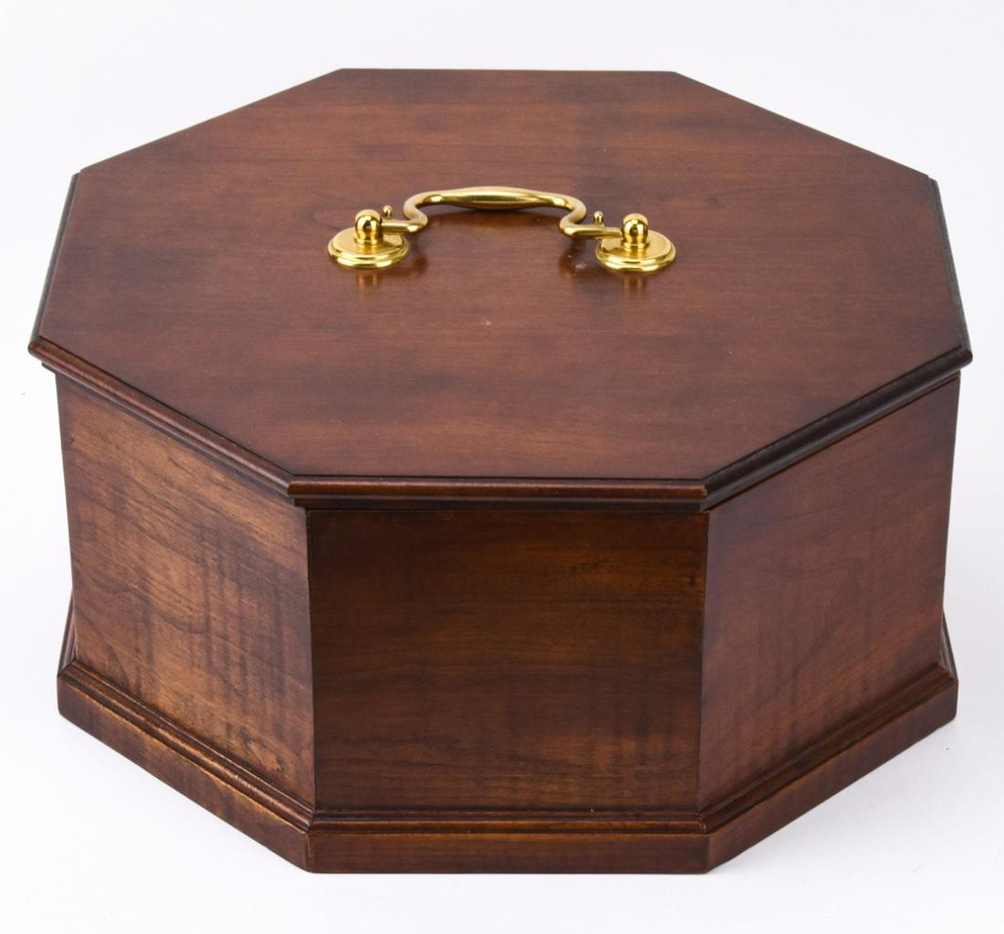English Georgian Style Mahogany Jewelry Box (1 of 9)