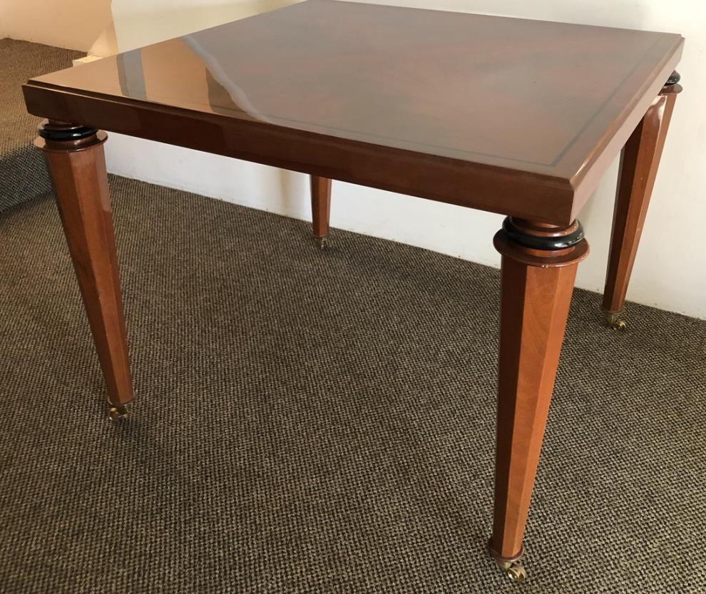 Biedermeier Style Burled Book Matched Table (1 of 5)