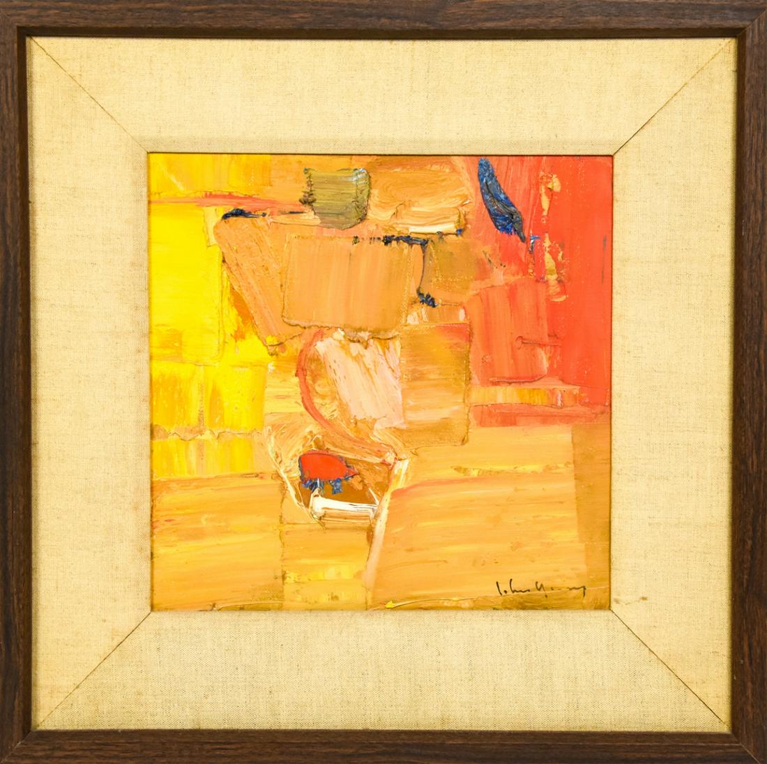 John Chin Young Abstract Pallette Oil Painting (1 of 8)