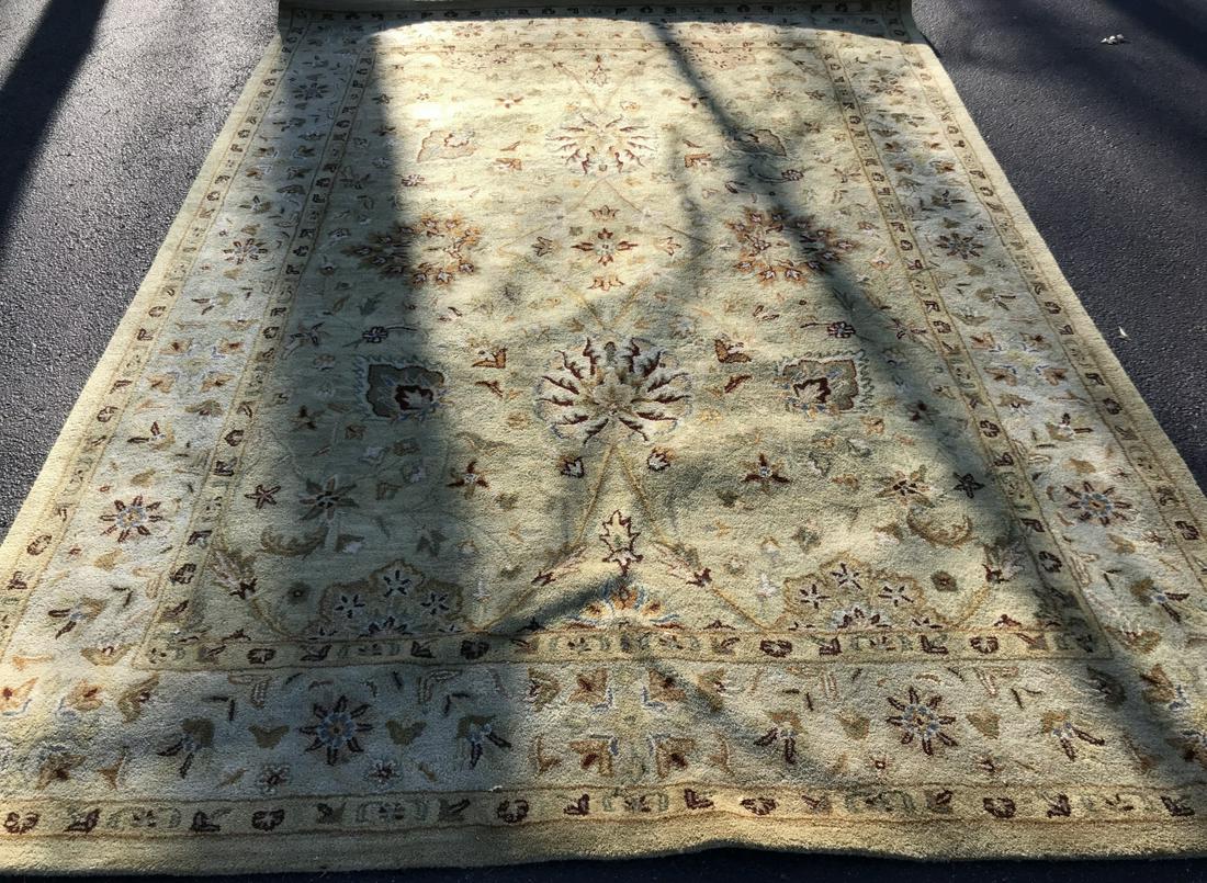 Wool Blend Persian Style Floral Motif Carpet (1 of 4)