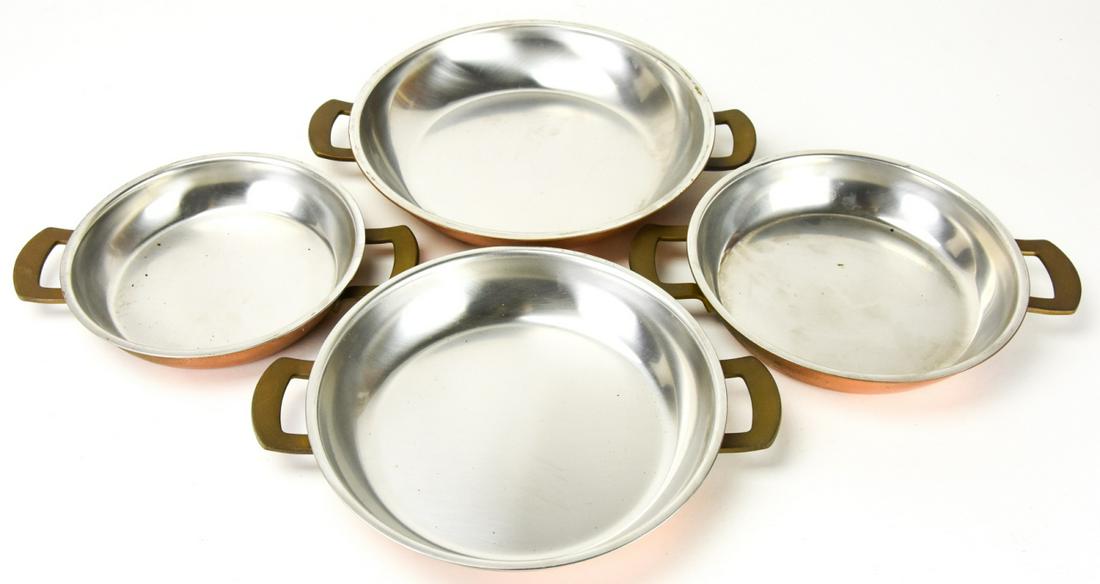 Vintage Sambonet Copper Stainless Crepe Pans (1 of 6)