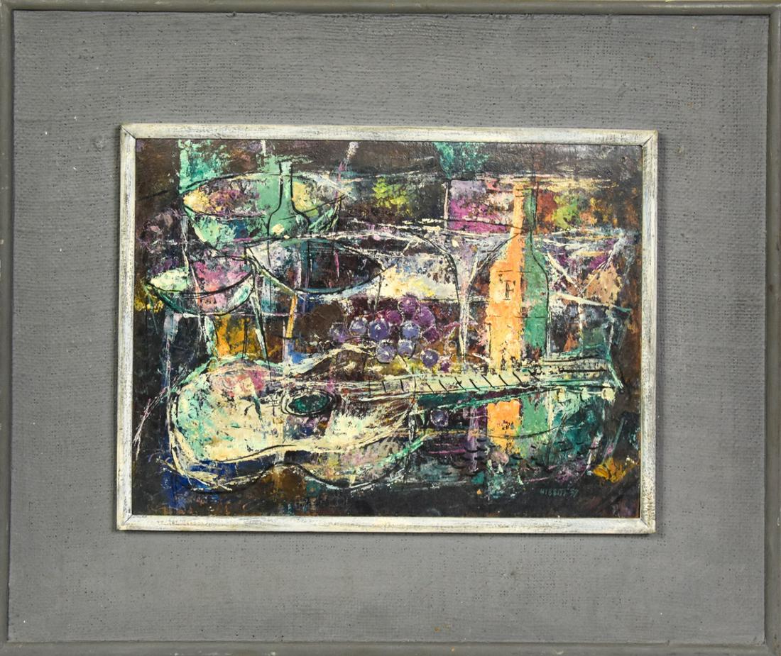 Forrest Hibbits Oil Painting "Grapes & Guitars" (1 of 10)