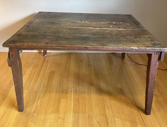 Antique Country Pine Dining Table (1 of 6)