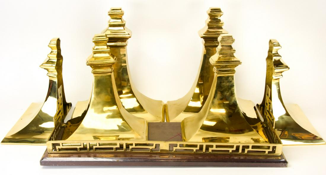 Collection Solid Brass Wall Shelves (1 of 6)