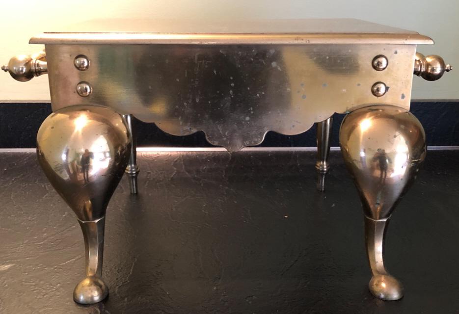 Vintage Brass Fireplace Stool or Footman Trivet (1 of 4)
