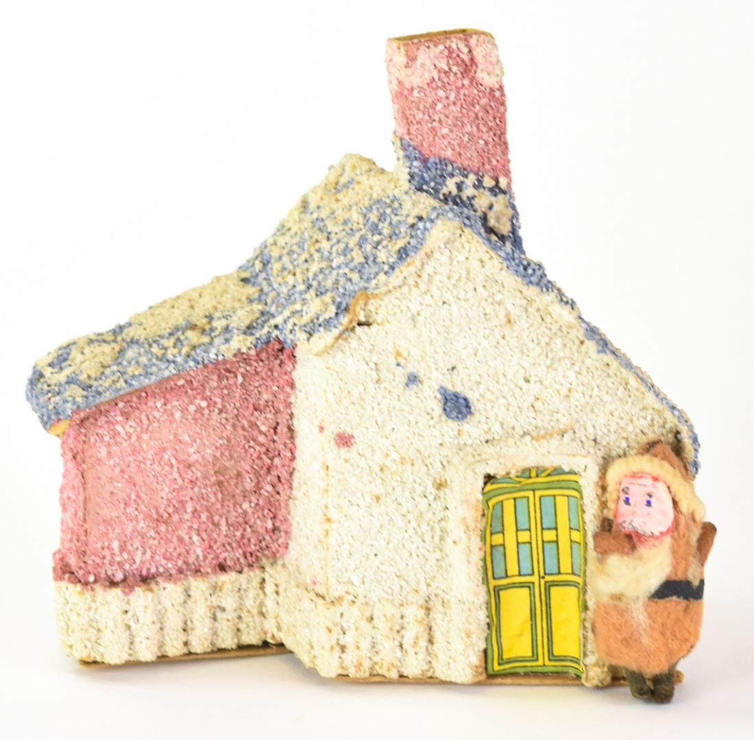 Antique Christmas Candy Container W Santa Claus (1 of 7)