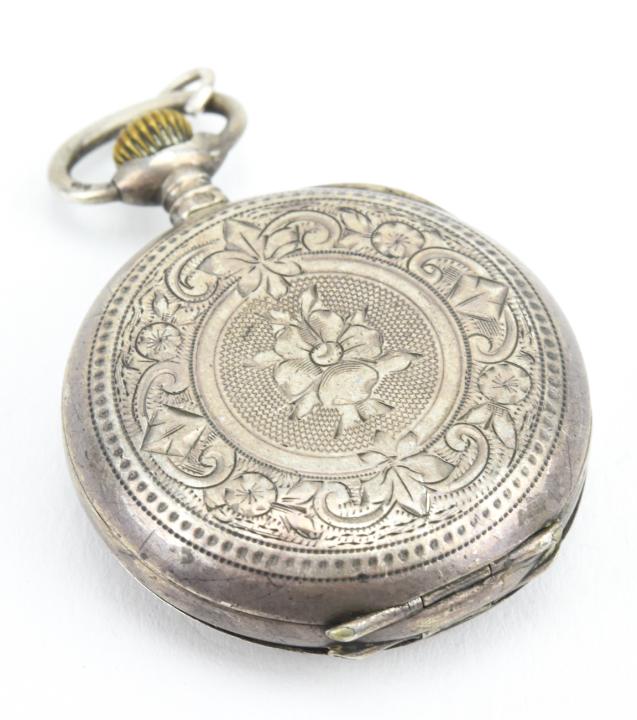 Antique 19th C Coin Silver Pocket Watch (1 of 10)
