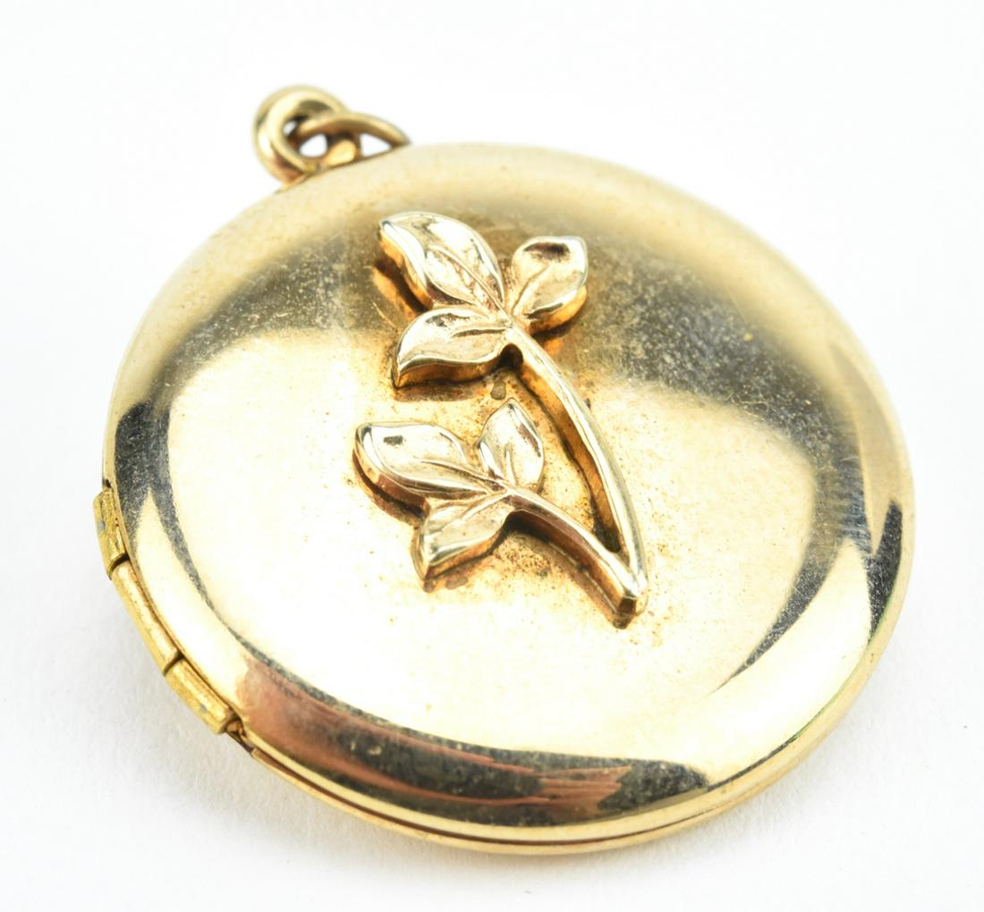 Antique 19th C Gold Locket Or Brooch (1 of 6)