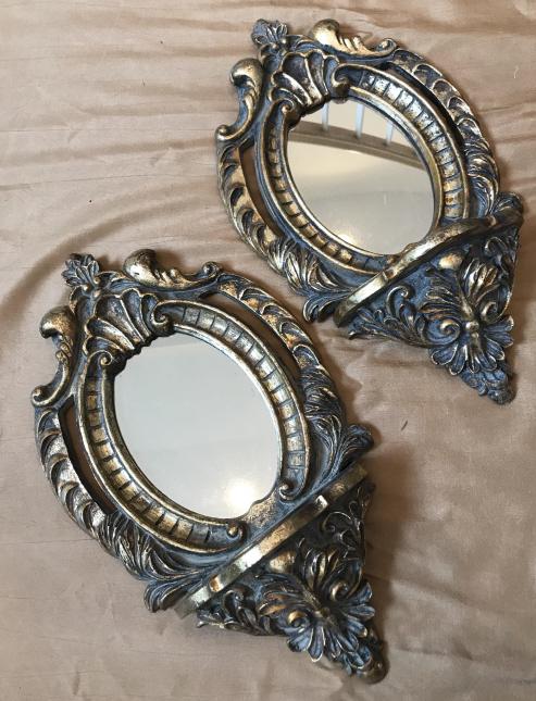 Pair Of Neoclassical Style Wall Mirrors (1 of 1)