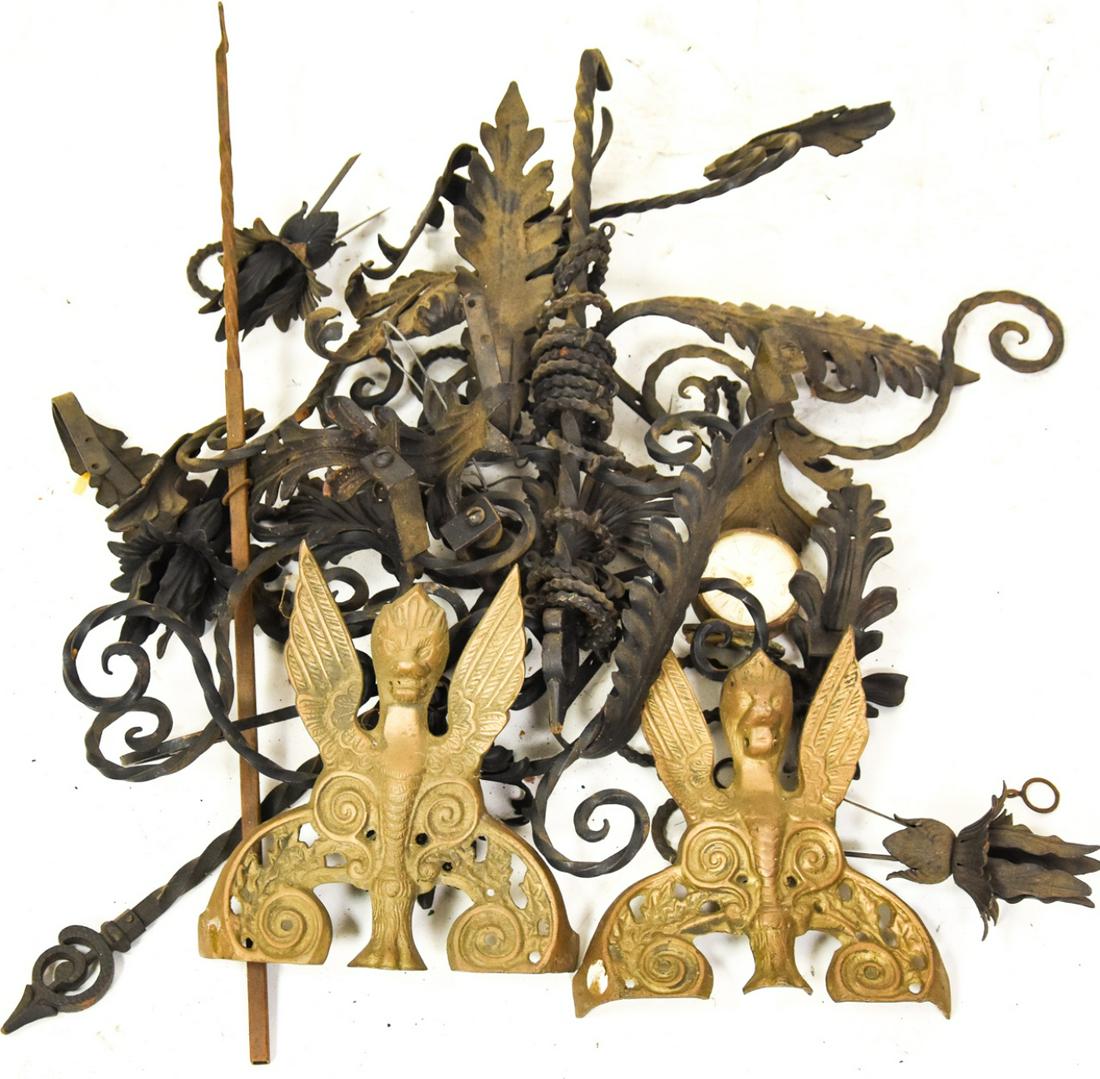 Collection Decorative Wrought Iron Salvage Pieces (1 of 4)