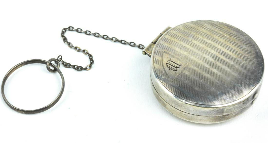 Antique Art Deco Sterling Silver Compact (1 of 8)